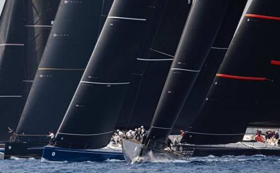 Final day maxi yacht shake-ups at Loro Piana Giraglia
