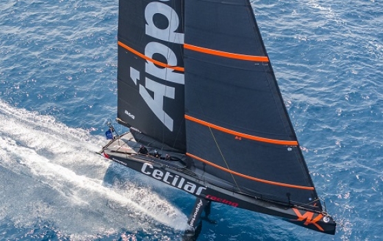 Maxi boat blast off on day two of Loro Piana Giraglia