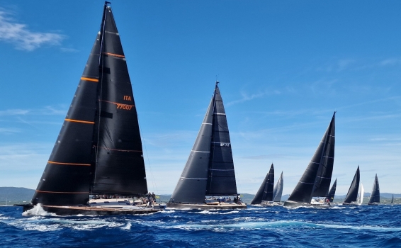 New faces at the top on day three of Les Voiles de Saint-Tropez maxi racing