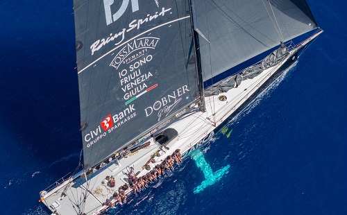 Maxis home in faster than expected Loro Piana Giraglia offshore